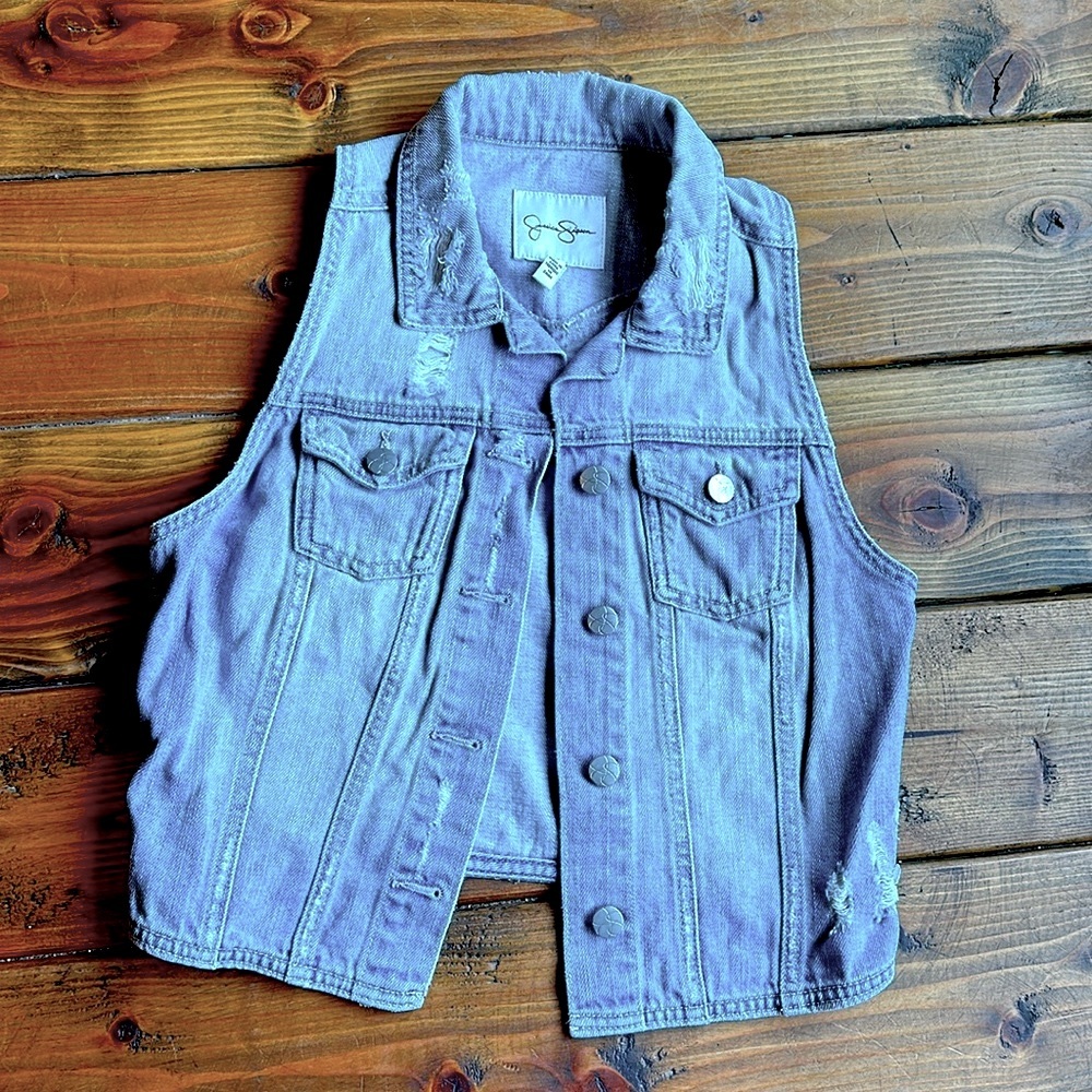 Jessica Simpson Denim Vest